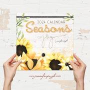 2024 CALENDAR - 12"X12" Seasons of Joy by Jennifer Pugh