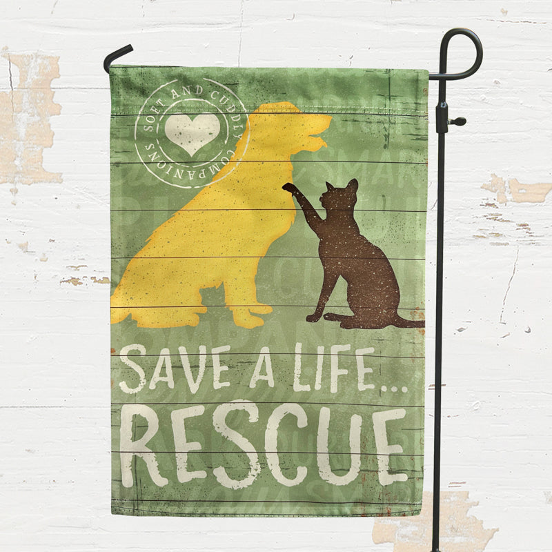 Rescue Pet Garden Flag - 12.5" x 18"