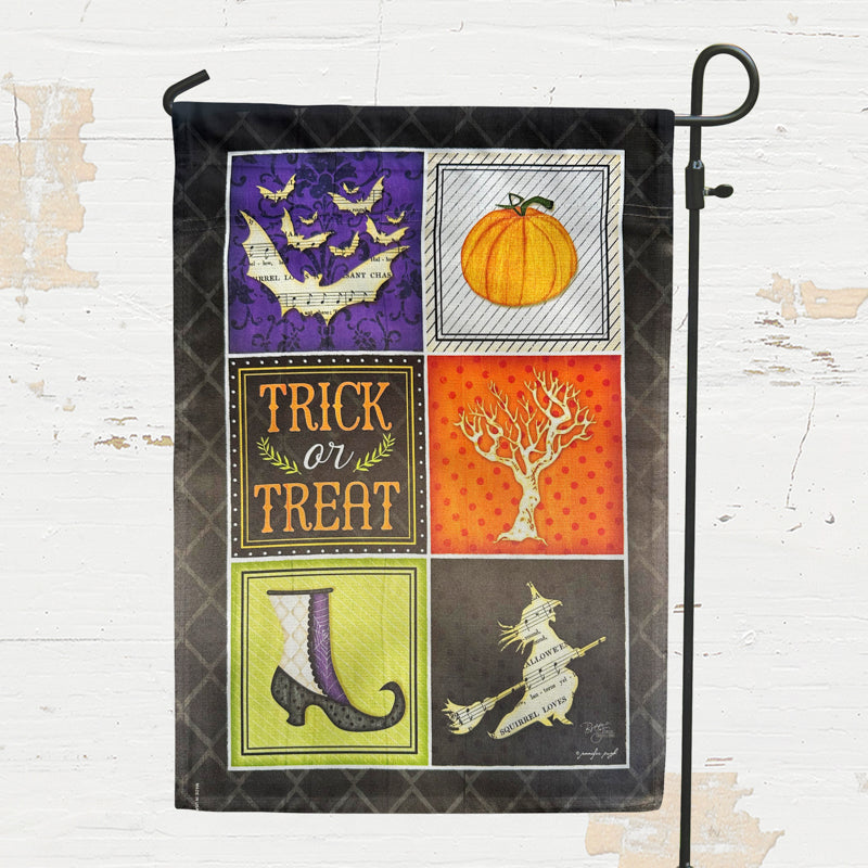 Trick or Treat Halloween Garden Flag - 12.5" x 18"